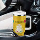 Guinea Personalized Tumbler With Handle Happy Independence Day - African Pride