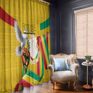 Guinea Window Curtain Happy Independence Day - African Pride