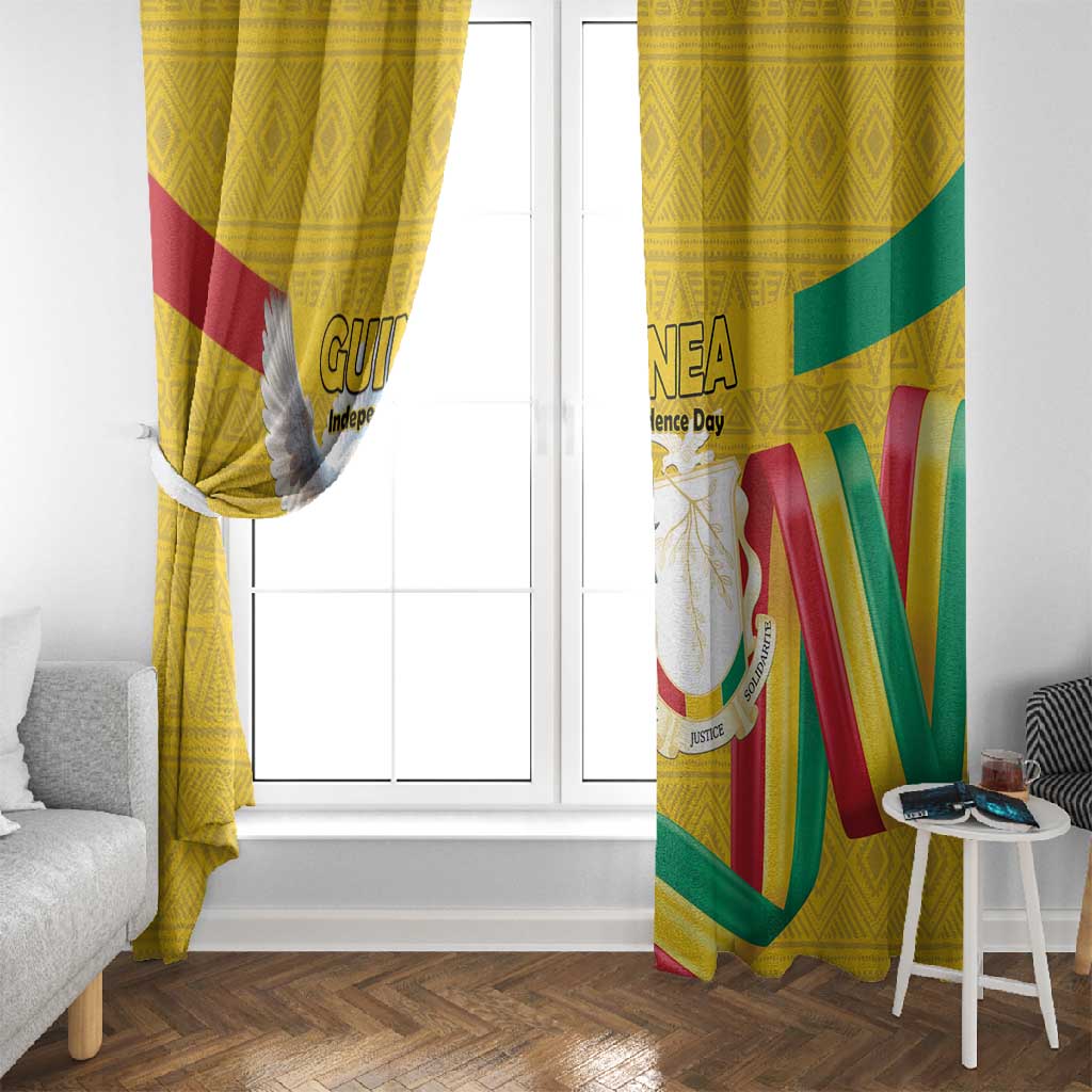 Guinea Window Curtain Happy Independence Day - African Pride