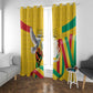 Guinea Window Curtain Happy Independence Day - African Pride