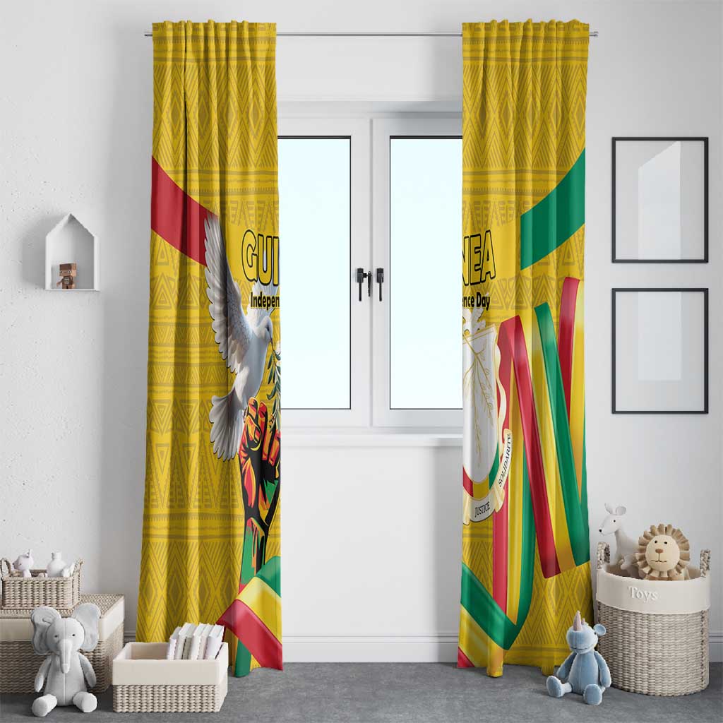 Guinea Window Curtain Happy Independence Day - African Pride