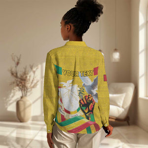Guinea Personalized Women Casual Shirt Happy Independence Day - African Pride