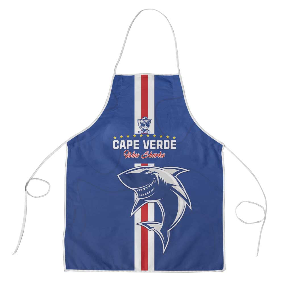 Cape Verde Football Apron Go Champions Blue Sharks
