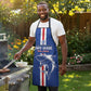 Cape Verde Football Apron Go Champions Blue Sharks