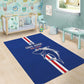 Cape Verde Football Area Rug Go Champions Tubaroes Azuis - African Pride