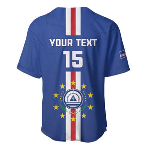 Custom Cape Verde Football Baseball Jersey Go Champions Tubaroes Azuis - African Pride