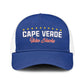 Cape Verde Football Baseball Net Cap Go Champions Tubaroes Azuis - African Pride