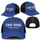Cape Verde Football Baseball Net Cap Go Champions Tubaroes Azuis - African Pride
