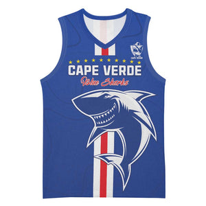 Custom Cape Verde Football Basketball Jersey Go Champions Tubaroes Azuis - African Pride