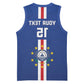 Custom Cape Verde Football Basketball Jersey Go Champions Tubaroes Azuis - African Pride