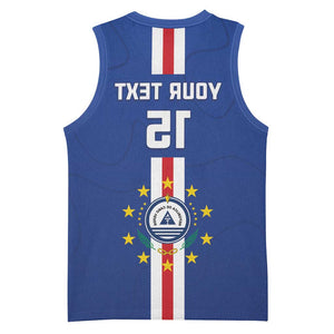 Custom Cape Verde Football Basketball Jersey Go Champions Tubaroes Azuis - African Pride
