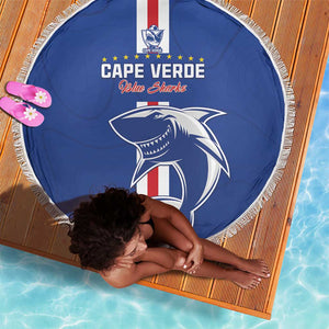 Cape Verde Football Beach Blanket Go Champions Tubaroes Azuis - African Pride