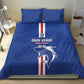 Cape Verde Football Bedding Set Go Champions Tubaroes Azuis - African Pride