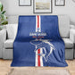 Cape Verde Football Blanket Go Champions Tubaroes Azuis - African Pride