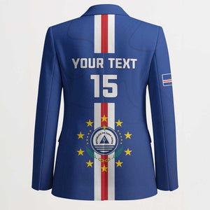 Custom Cape Verde Football Blazer Go Champions Blue Sharks