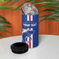 Custom Cape Verde Football 4 in 1 Can Cooler Tumbler Go Champions Tubaroes Azuis - African Pride