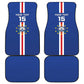 Custom Cape Verde Football Car Mats Go Champions Tubaroes Azuis - African Pride