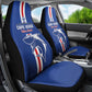 Cape Verde Football Car Seat Cover Go Champions Tubaroes Azuis - African Pride
