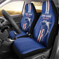 Cape Verde Football Car Seat Cover Go Champions Tubaroes Azuis - African Pride