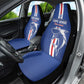 Cape Verde Football Car Seat Cover Go Champions Tubaroes Azuis - African Pride