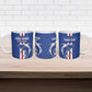 Custom Cape Verde Football Ceramic Mug Go Champions Blue Sharks