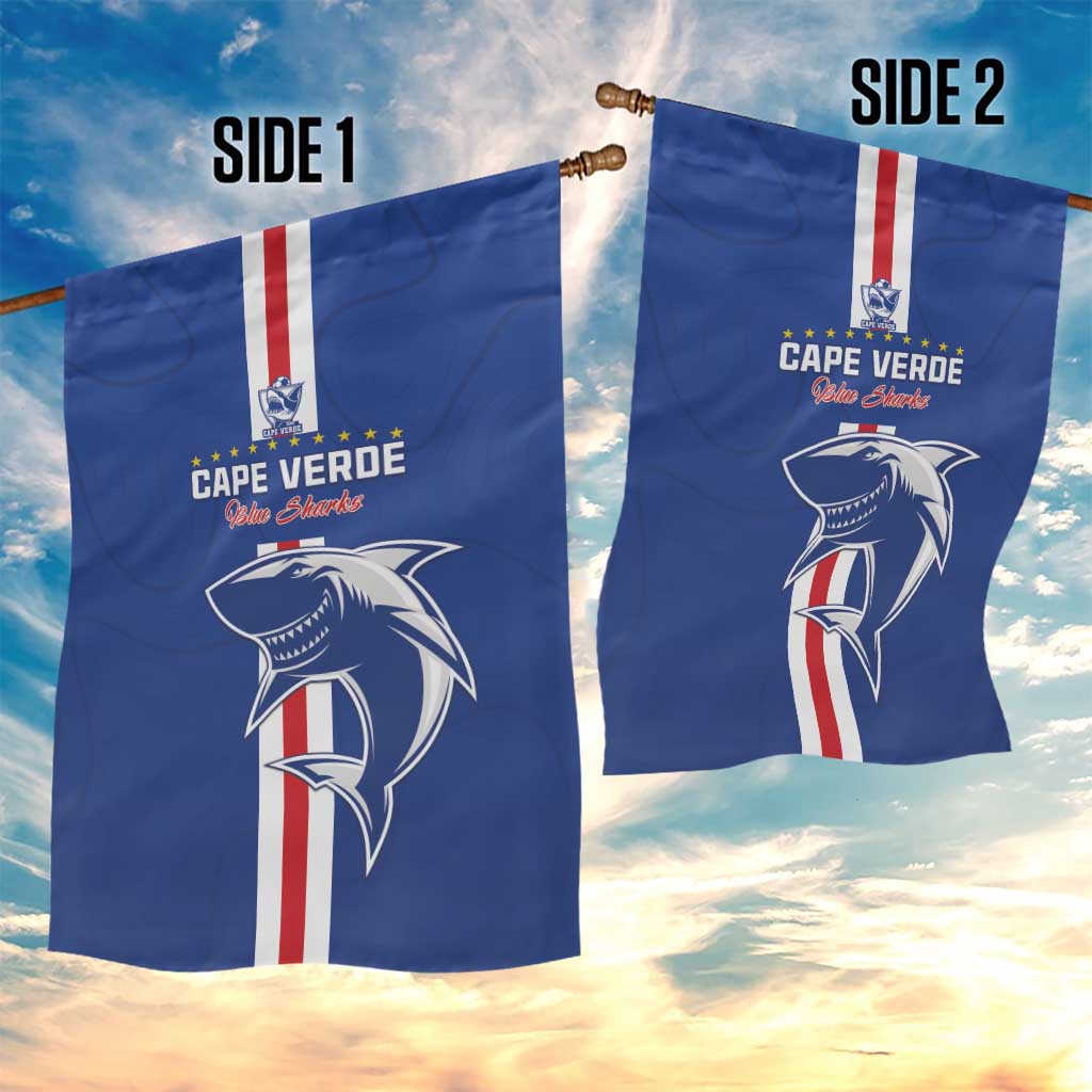 Cape Verde Football Garden Flag Go Champions Tubaroes Azuis - African Pride