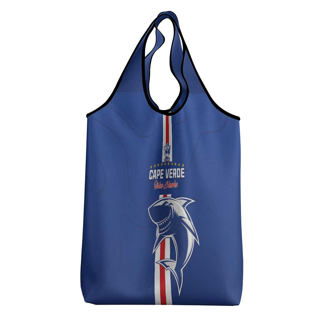Cape Verde Football Grocery Bag Go Champions Tubaroes Azuis - African Pride