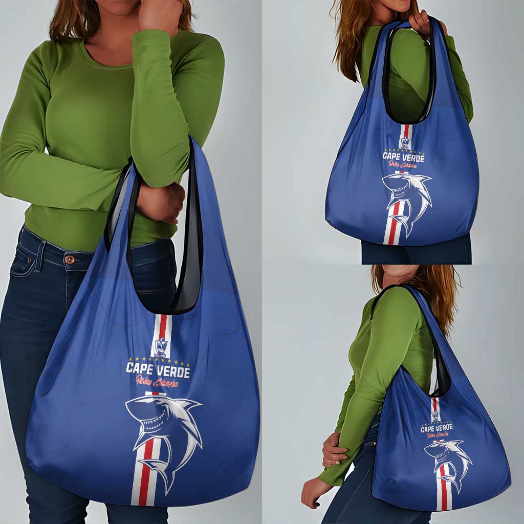 Cape Verde Football Grocery Bag Go Champions Tubaroes Azuis - African Pride