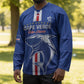 Custom Cape Verde Football Hockey Jersey Go Champions Blue Sharks