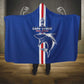 Cape Verde Football Hooded Blanket Go Champions Tubaroes Azuis - African Pride
