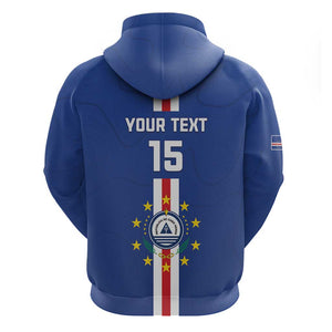 Custom Cape Verde Football Hoodie Go Champions Tubaroes Azuis - African Pride