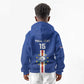 Custom Cape Verde Football Kid Hoodie Go Champions Tubaroes Azuis - African Pride