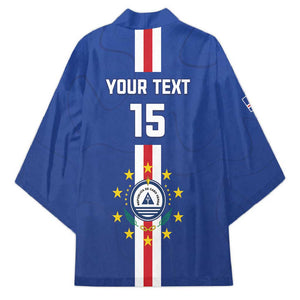 Custom Cape Verde Football Kimono Go Champions Blue Sharks