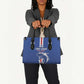 Cape Verde Football Leather Bag Go Champions Blue Sharks