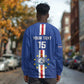 Custom Cape Verde Football Long Sleeve Shirt Go Champions Tubaroes Azuis - African Pride