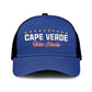 Cape Verde Football Mesh Trucker Cap Go Champions Tubaroes Azuis - African Pride