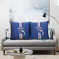 Cape Verde Football Pillow Cover Go Champions Blue Sharks