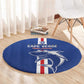 Cape Verde Football Round Carpet Go Champions Tubaroes Azuis - African Pride