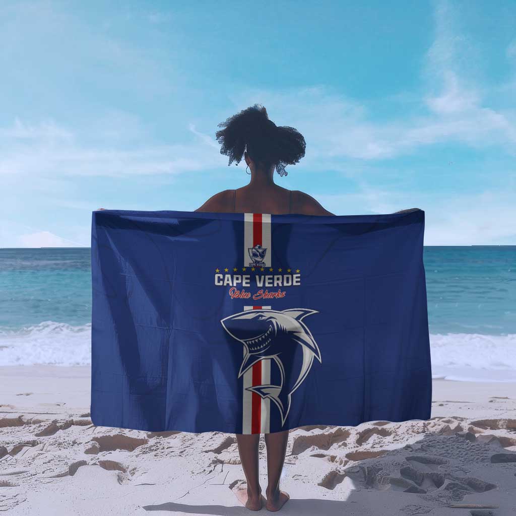 Cape Verde Football Sarong Go Champions Tubaroes Azuis - African Pride