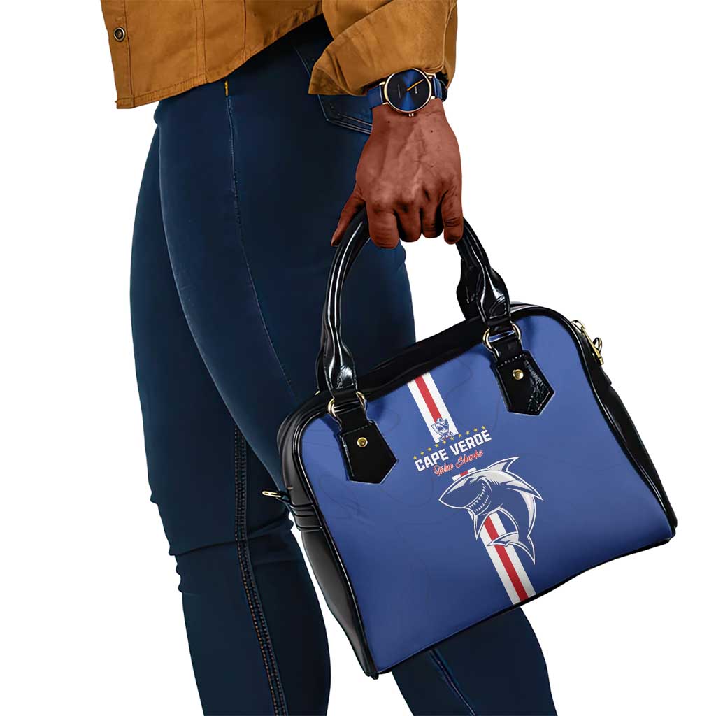 Cape Verde Football Shoulder Handbag Go Champions Tubaroes Azuis - African Pride