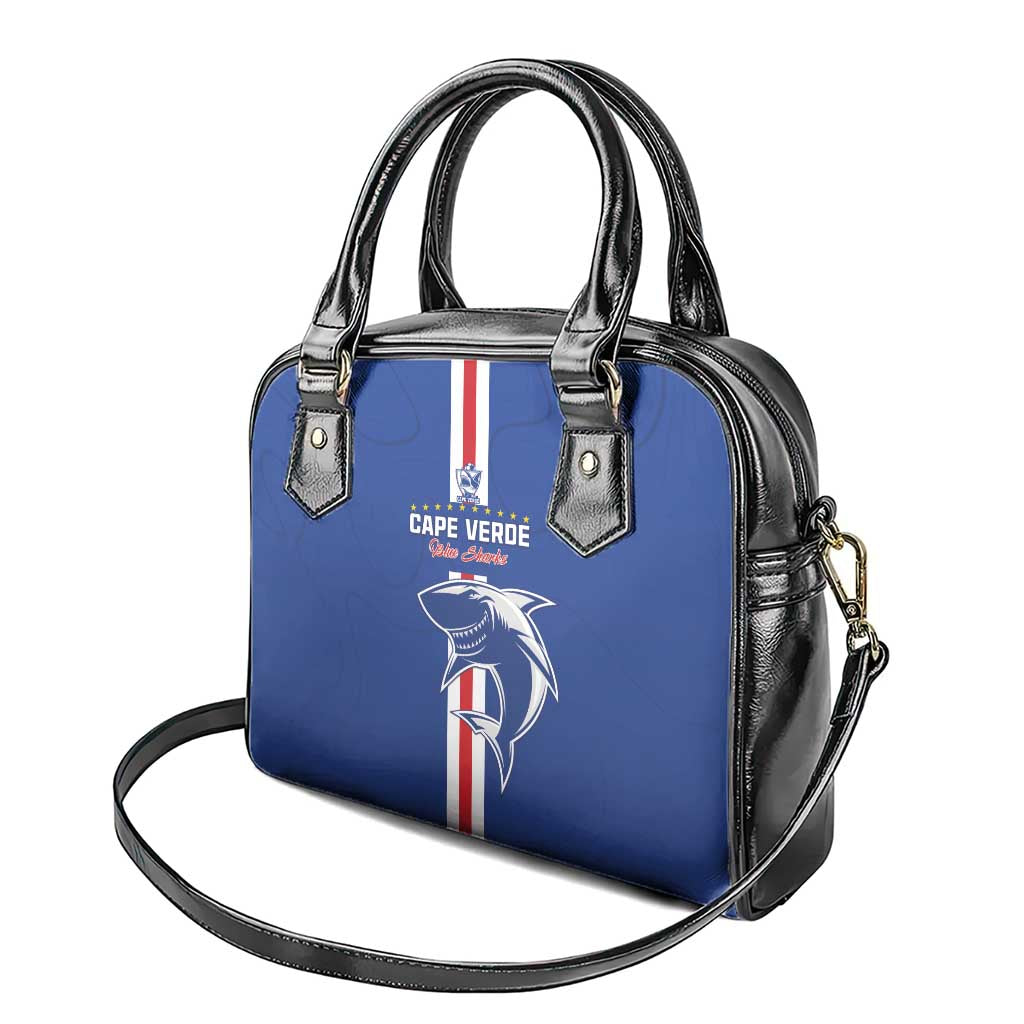 Cape Verde Football Shoulder Handbag Go Champions Tubaroes Azuis - African Pride