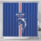 Cape Verde Football Shower Curtain Go Champions Tubaroes Azuis - African Pride