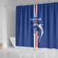 Cape Verde Football Shower Curtain Go Champions Tubaroes Azuis - African Pride