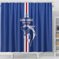 Cape Verde Football Shower Curtain Go Champions Tubaroes Azuis - African Pride