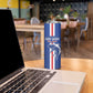 Custom Cape Verde Football Skinny Tumbler Go Champions Tubaroes Azuis - African Pride