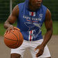 Custom Cape Verde Football Sleeveless Hoodie Go Champions Tubaroes Azuis - African Pride