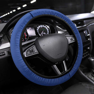 Cape Verde Football Steering Wheel Cover Go Champions Tubaroes Azuis - African Pride