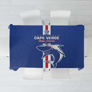Cape Verde Football Tablecloth Go Champions Tubaroes Azuis - African Pride