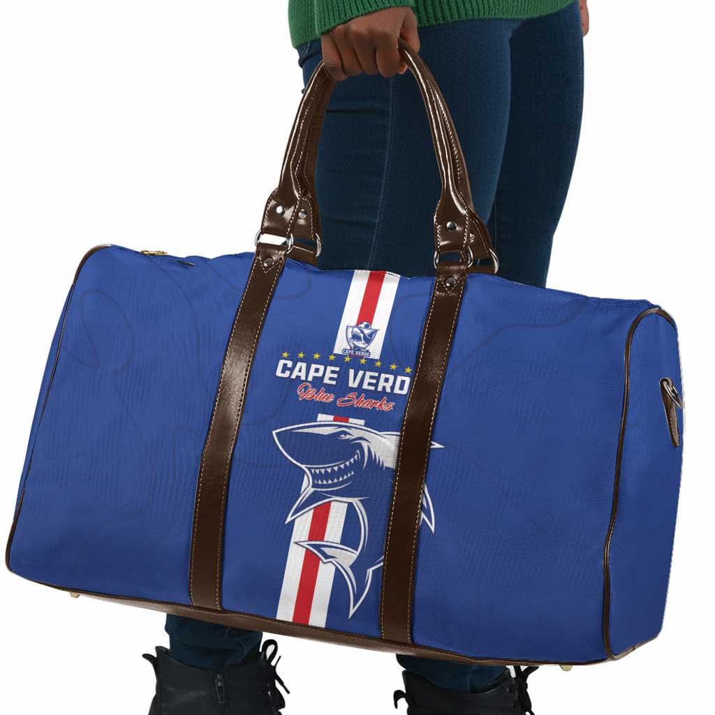 Cape Verde Football Travel Bag Go Champions Blue Sharks