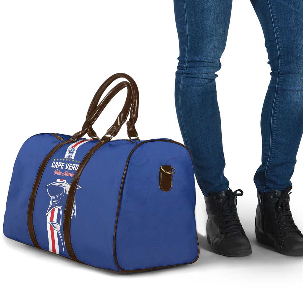 Cape Verde Football Travel Bag Go Champions Blue Sharks